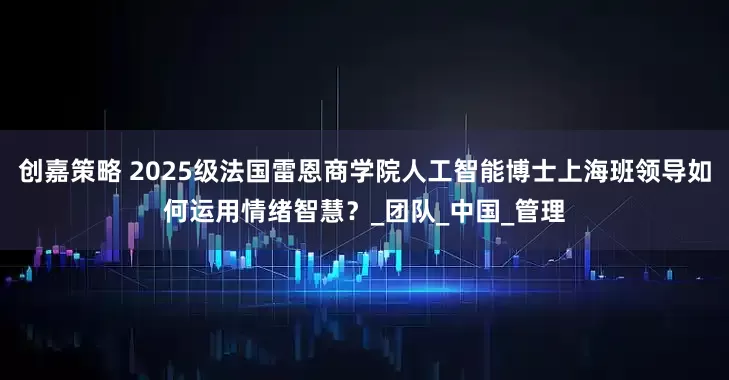 创嘉策略 2025级法国雷恩商学院人工智能博士上海班领导如何运用情绪智慧？_团队_中国_管理
