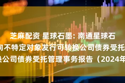 芝麻配资 星球石墨: 南通星球石墨股份有限公司向不特定对象发行可转换公司债券受托管理事务报告（2024年度）